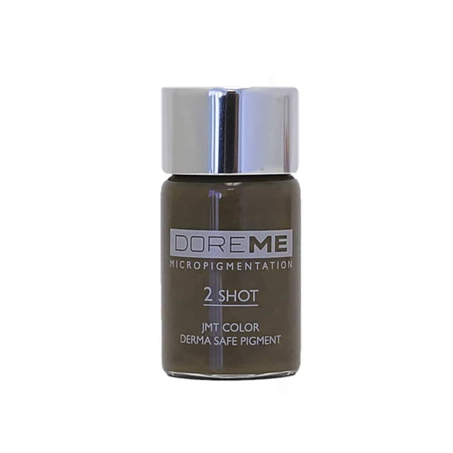 Doreme 2 Shot Manual Permanent Makeup Pigment Ink for Microblading (Soft Ash 826)