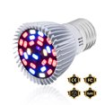 thumbnail image 4 of LED Grow Light Full Spectrum E27 28SMD Growing Bulb for Hydroponics Flowers Plants Vegetables, 4 of 8