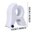 thumbnail image 3 of Painter's Tape Applicator Masking Tape Dispenser Hand Assembled Masking Film Tape Tool Entry Door Sweep Weather Stripping Weather Stripping Rubber Weather Stripping for Windows 3/16 Garage Weather, 3 of 9