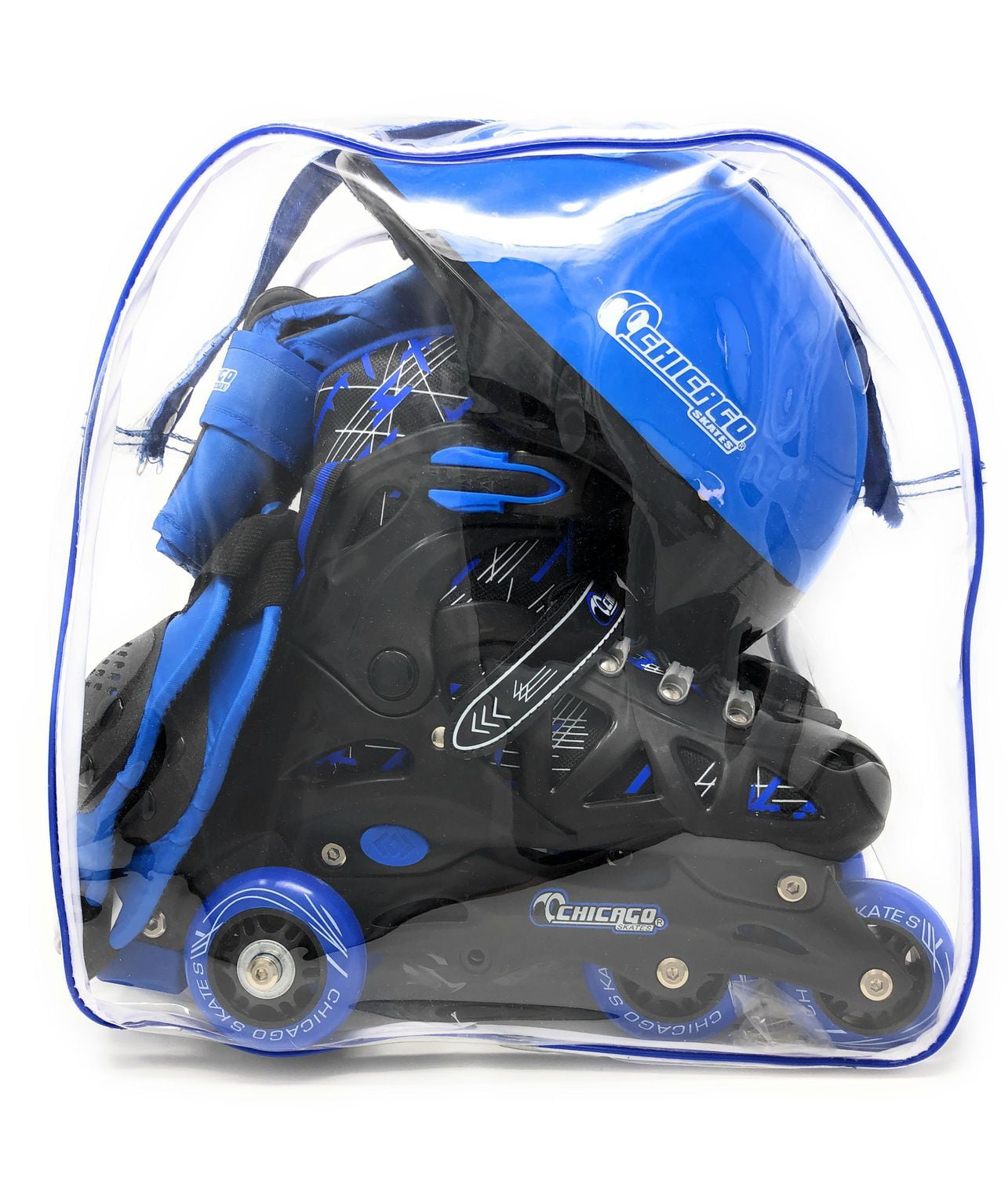 Chicago Skates - Ensemble combiné de patins à roues alignées  réglables