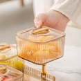 thumbnail image 4 of Fruit Tray Clear Snack Display Tray Candy Snack Tray Nut And Dried Fruit Storage Box Snack Tray For Kitchen And Party Food And Pantry Organization, 4 of 5