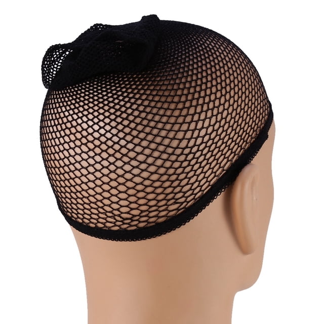 Fyydes Professional Elastic Hair Net Stretchy Mesh Cap for Accessories, Hair Net. A black, stretchy mesh cap made of durable and eco-friendly polyester material, designed to fit closely to the head. The lightweight and breathable design ensures comfort during daily wear while securely holding hair in place. Suitable for personal and professional use.