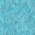 thumbnail image 1 of Ahgly Tapis de Zone Carré Lavable en Machine, Turquoise Foncé Vert, 8 Pieds Carré, 1 of 7