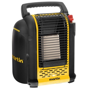 Martin CHS7 Portable Infrared Heater - 7000 BTU Propane Gas Radiant Heater for Outdoor Use, Works with 1lb Tanks; Heating for Camping, Fishing, Hunting Blind, Hiking, Job Sites, Patios & More