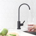 thumbnail image 2 of Stylish Lodi 11 1⁄4 Pouces Ht Noir Mat Robinet d'Eau à une Poignée S-142N, 2 of 11