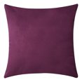thumbnail image 1 of Coofit Velvet Pillow Cover Simple Fashion Cozy Throw Pillow Case Square Cushion Case, 1 of 10