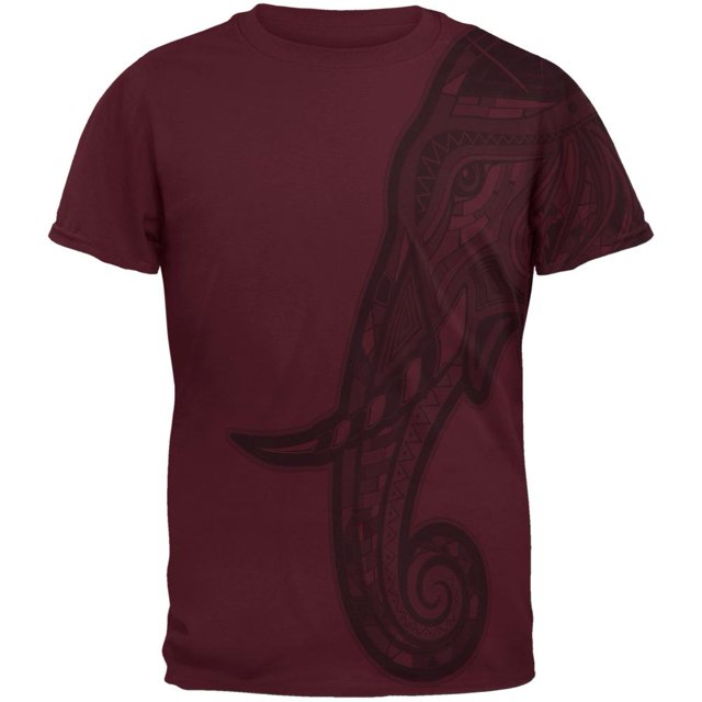 Tribal Mosaic Elephant Mens T Shirt