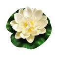 thumbnail image 1 of 1x Artificial Fake LotusLeaf Water Lily Floating Leaves Garden Pool Decor O2U5, 1 of 1