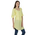 thumbnail image 2 of Tunique Bollywood Kurta Unie Ethnique Indienne de Designer Kurti pour Femmes Haut en Coton Robe, 2 of 3