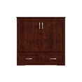 thumbnail image 2 of Bowery Hill Coffre-Lit Escamotable en Bois Noyer Gain de Place Simple Extra Long 40,75 Pouces H x 42,63 Pouces L x 24,75 Pouces P Assemblage Requis, 2 of 8