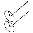 thumbnail image 4 of SHISUYAN 2 Pcs Porte-Reçus en Acier Inoxydable Porte-Chèques Tringles Droites de Bureau (Noir), 4 of 8
