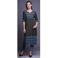 thumbnail image 2 of Bimba Tuniques Droites pour Femmes Kurta Imprimée Tenue d'Été Kurti pour Dames, 2 of 5