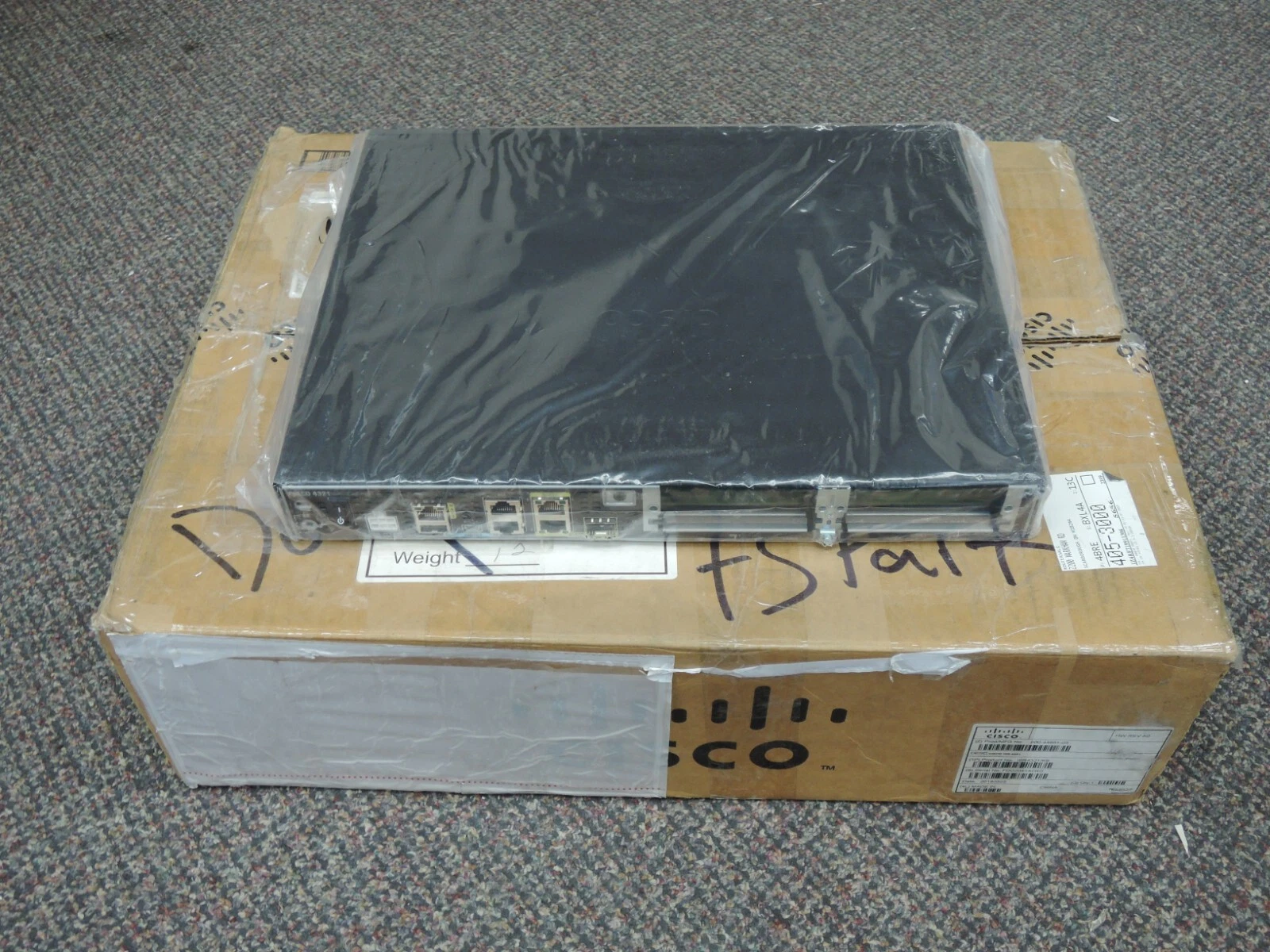 NOB Cisco ISR4321-SEC/K9 Integrated Services Router with Security Bundle 2-Port Gigabit Enterprise Branch Router