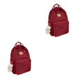 thumbnail image 2 of relayinert Fabric Shoulder Bag Reliable Partner For Everyday Adventures Multi-functional wine red 32*12*42cm 2Set, 2 of 6