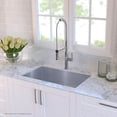 thumbnail image 4 of Kraus 32 Inch Rectangular Undermount Single Bowl Stainless Steel Kitchen Sink, 4 of 5