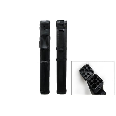 HAN'S DELTA 3B6S Étui Rigide 3x6 pour Queue de Billard - Étui de Transport pour Queue de Billard - 3 Fesses 6 Tiges