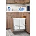 thumbnail image 3 of Rev-A-Shelf Double 27 Quart Pullout Soft Close Waste Container, Gray, 3 of 8