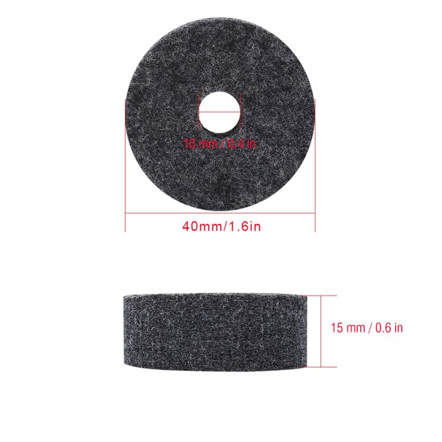 Cymbal Felt Pad, Not Easy To Damage Fine Workmanship Jazz Drum Cymbal Felt Pad, For Beginner Practice And Performance Drum Instrument Lovers