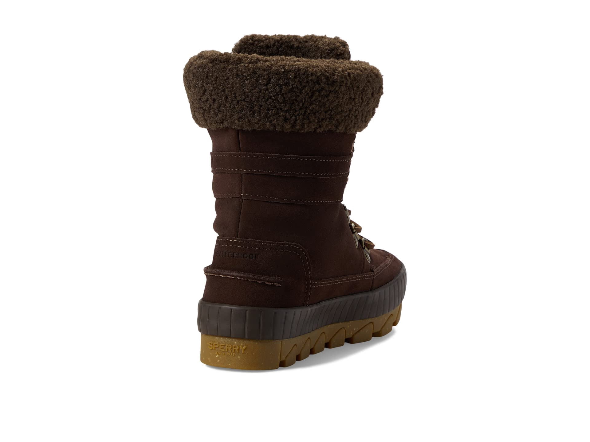 Sperry Botte d'Hiver pour Femme, Brun Foncé, 8
