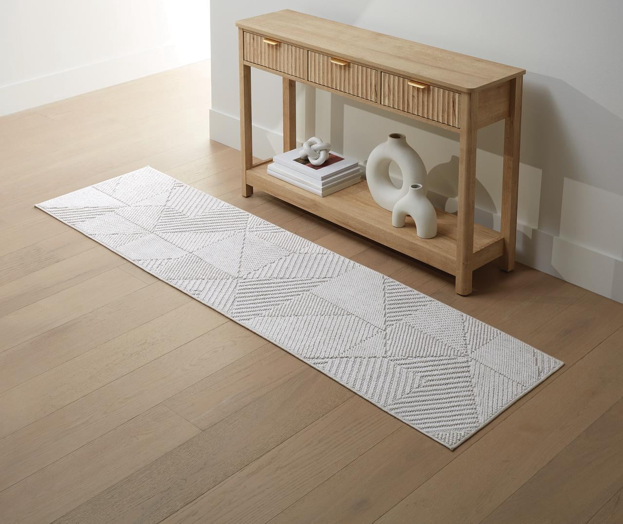 Tapis de passage blanc cassé Mira Mainstays, 2 pi x 6 pi