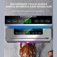 thumbnail image 2 of Food Saver Vacuum Sealer Machine with Cutter Can Vacuum Sealer for Dry Wet Food Storage 30 Pcs Bags Included US Plug, 2 of 8