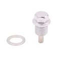 thumbnail image 1 of Unique Bargains M14 x 1.5mm Thread Magnetic Auto Car Oil Pan Drain Bolt Kit W Washer, 1 of 4