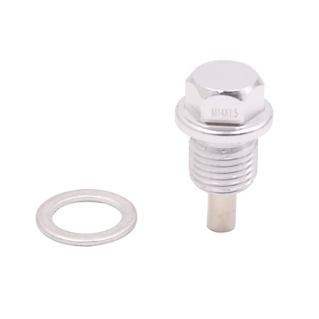 Unique Bargains M14 x 1.5mm Thread Magnetic Auto Car Oil Pan Drain Bolt Kit W Washer