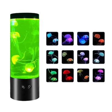 Vaidha Jellyfish Lamp Electric Jellyfish Tank Aquarium-Color Changing Mood Lamp For Home Decoration Spell Lamp Night-Lights For Gift