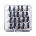 thumbnail image 1 of 20PCS Fishing Fly Lures Bait Hooks Artificial Bait with Plastic Box, 1 of 7