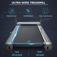 thumbnail image 4 of LHYY Folding Electric 3.5HP Treadmill Medium Running Machine Motorised Gym 330lb,Portable Compact Treadmill Foldable for Home Gym Fitness Workout Jogging Walking,Electric Motorized Power 14KM/H, 4 of 8
