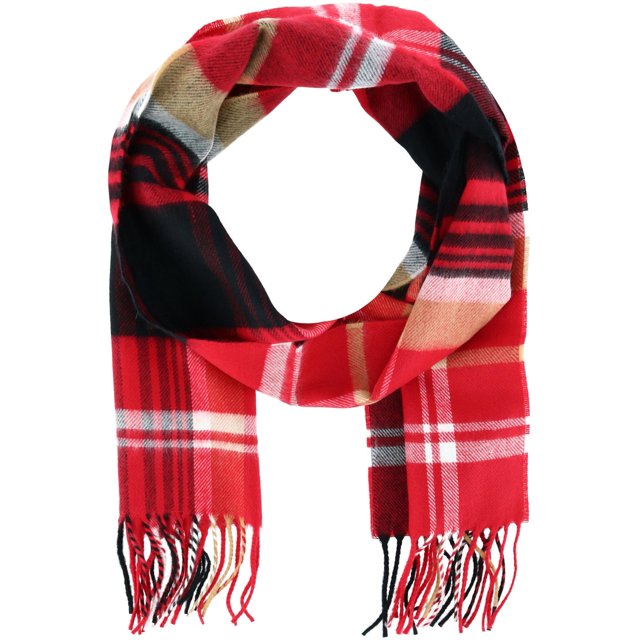 David & Young Foulard d'Hiver Douce à Carreaux