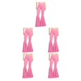 thumbnail image 1 of Baohd Stretchy Woman Pants Wide Application Multiple Sizes Available High Waist pink M 5Set, 1 of 6