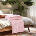 thumbnail image 3 of Matoen12 Solid Color Flannel Blankets for All Season, Polyester Soft Throw Blanket Lightweight Air Conditioning Quilt for Nap Sleep, Modern Style Home Decor Ideal for Gift, 60"x79", 1PC, Pink, 3 of 7