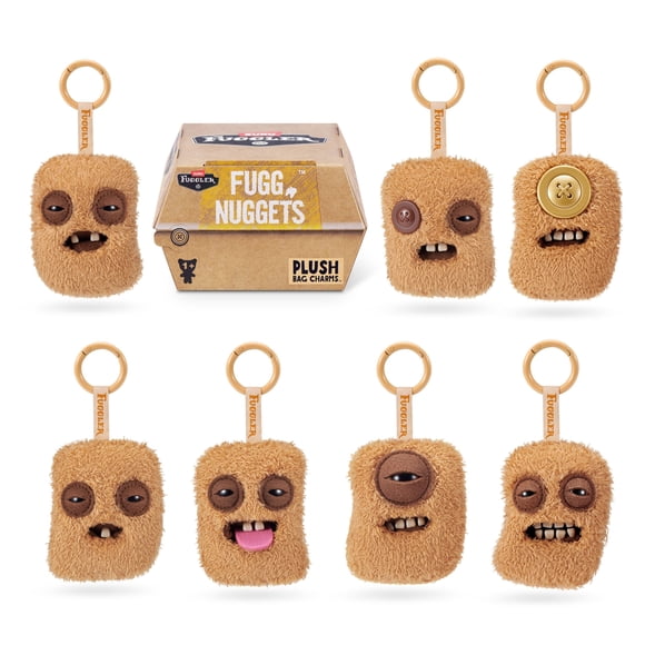 Fuggler Fugg Nuggets 3.5 Inch Collectible Keyring by ZURU - Ugly Monster Plush Toy for Kids Ages 1+