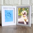 thumbnail image 2 of Pet Paw Print Ink Kit DIY Wooden Pet Memorial Picture Frame Dog Paw Photo Frame, 2 of 8