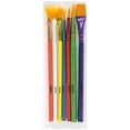 thumbnail image 3 of MONT MARTE Kids Paint Brush Set, 5 pcs, Birch Handles (Age 3+), 7 pcs, 3 of 9