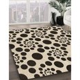 thumbnail image 3 of Ahgly Company Machine Washable Indoor Rectangle Transitional Golden Blonde Gold Area Rugs, 7' x 10', 3 of 7