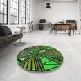 thumbnail image 4 of Ahgly Tapis Rectangulaire Lavable en Machine Intérieur Transitionnel Vert Forêt Foncé, 2 Pieds x 4 Pieds, 4 of 7