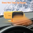 thumbnail image 3 of AMERTEER Car Heater Reusable Windshield Defogger and Defroster Auto Window Defroster 2 In 1 Fast Heating and Cooling Fan Electric Vehicle Fan Heater with Bracket for Car SUV Trucks Campin, 3 of 9