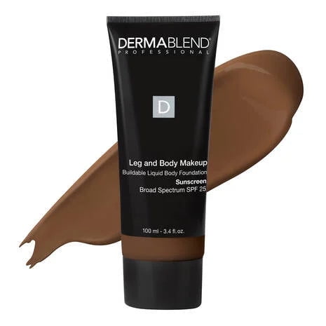 Dermablend Leg and Body Makeup, Buildable Liquid Foundation 85N