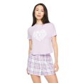 thumbnail image 1 of No Boundaries Women's Sleep Short 2-Piece Set, 1 of 6