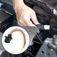 thumbnail image 3 of Unique Bargains 2 Pcs Universal H13 Car Bulb Socket - Auto LED Male Wiring Harness Connector Pigtail Plug - Metal Plastic Black, 3 of 7