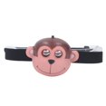 thumbnail image 1 of Kids Headlamp Monkey Appearance 2 Lighting Modes Battery Powered Lightweight Plastic LED Headlight for Outdoor Sports, 1 of 9