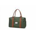 thumbnail image 3 of Large Weekender Duffel Bag | Carry-On Travel Bag (GREEN), 3 of 10