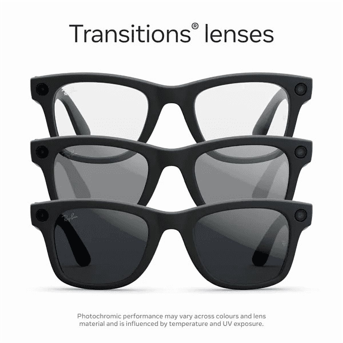 Ray-Ban | Meta Wayfarer (Gen 2) - Matte Black, Transitions ® Grey lenses