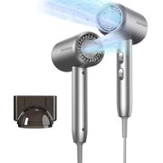 PRETXORVE Dryer High Speed Brushless Motor Negative Hydronium Dryer Fast Drying Low Noise Temperature Control Dryer with Nozzle Home Use