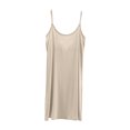 thumbnail image 4 of Timegard Robe de Nuit pour Femmes Col en V Sans Manches Courte Chemises de Nuit Douces et Confortables Couleur Unie Robe de Maison, 4 of 4