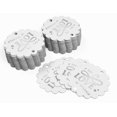 thumbnail image 3 of Inkdotpot Pack Of 50 Let Love Sparkle Wedding Favor Paper Tags Craft Real Silver Foil Hang Tags, 3 of 6