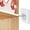 Clear#1, variant on MTBLYS Shelf Bracket No Drill Adhesive Bracket 1 Piece Clear Pvc Load Bearing Right Angle Cabinet Shelf Support Kitchen Storage Organizer