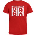 thumbnail image 1 of Milestone Birthday Oldometer Odometer Turning 60 Mens Soft T Shirt, 1 of 1